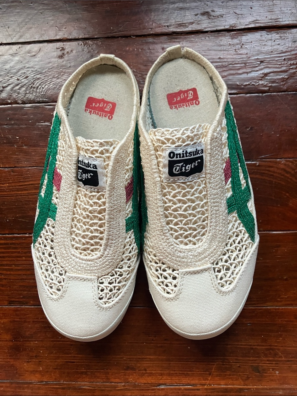 Onitsuka Tiger Mexico 66 Sabot in Cream/Kale